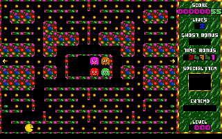 Pacman on E's atari screenshot